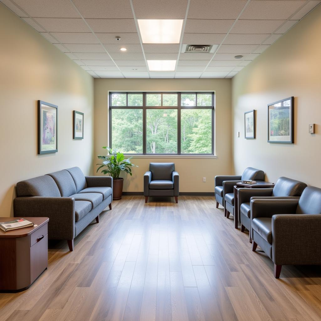 Sheboygan Animal Hospital comfortable and welcoming waiting room