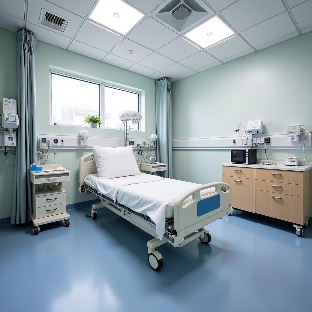 Sir Run Run Shaw Hospital Patient Room Interior