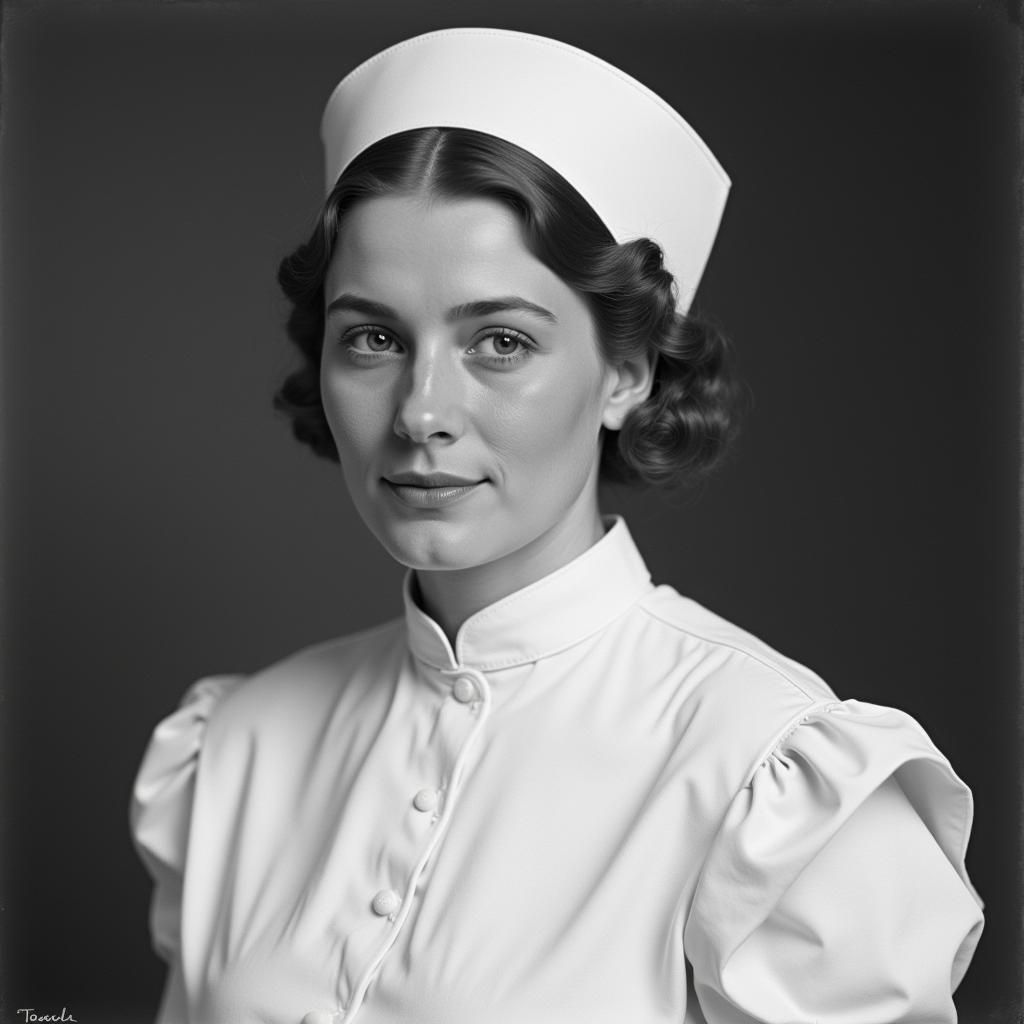 A Nurse Resembling Sister Agnes in the Early 20th Century