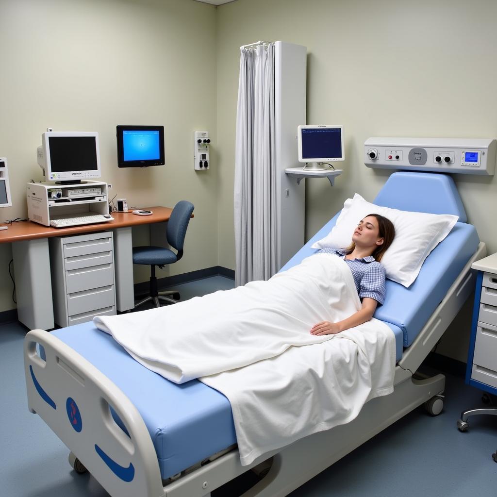 Sleep Study Diagnostic Equipment at Kaseman Hospital