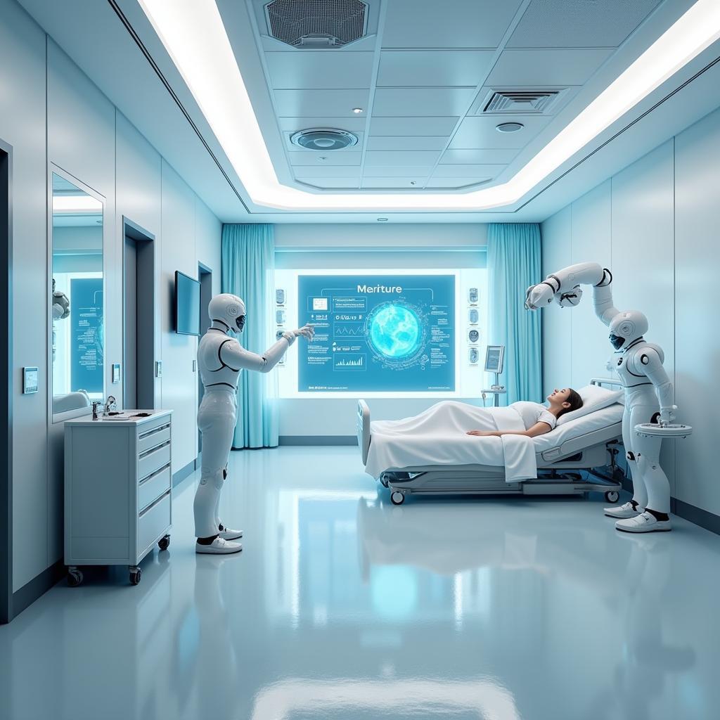 Smart Hospital Technology Integration in Blueprints