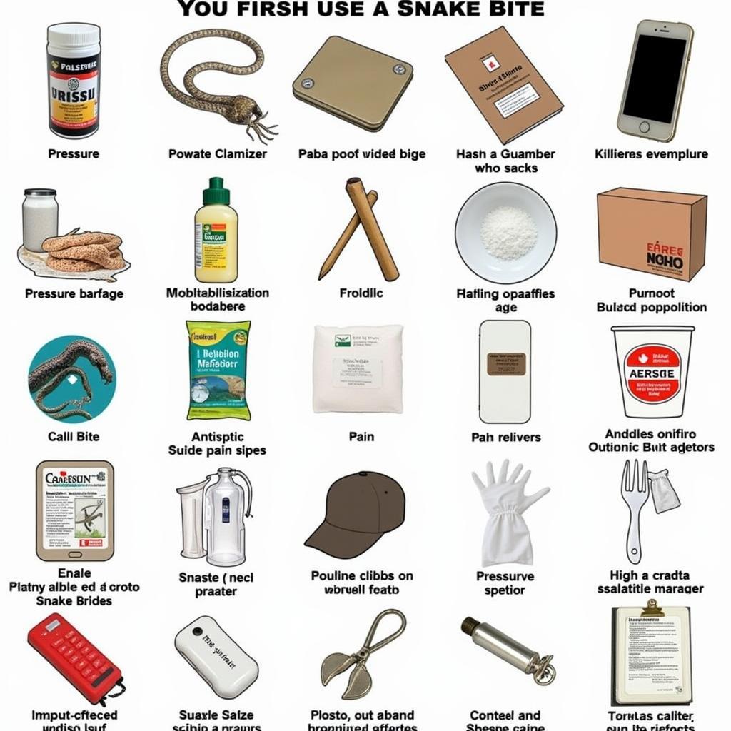 Essential Items for a Snake Bite First Aid Kit