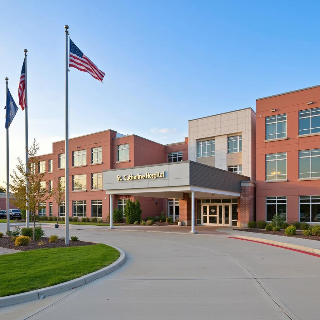 St. Catherine Hospital Building in East Chicago, Indiana