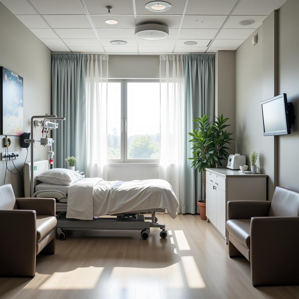 Comfortable Patient Room at St. Catherine Hospital