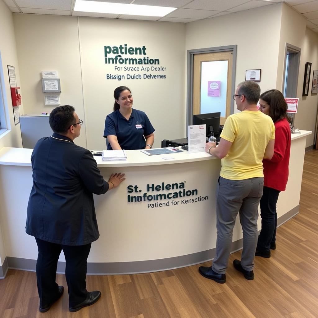 Patient Information Desk at St. Helena Parish Hospital