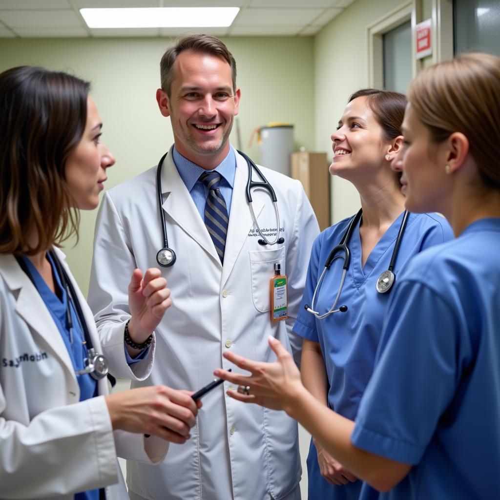 St. Joseph Hospital Medical Team in Consultation