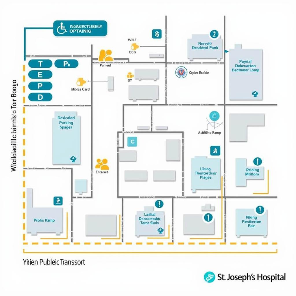 Parking and accessibility options at St. Joseph's Hospital