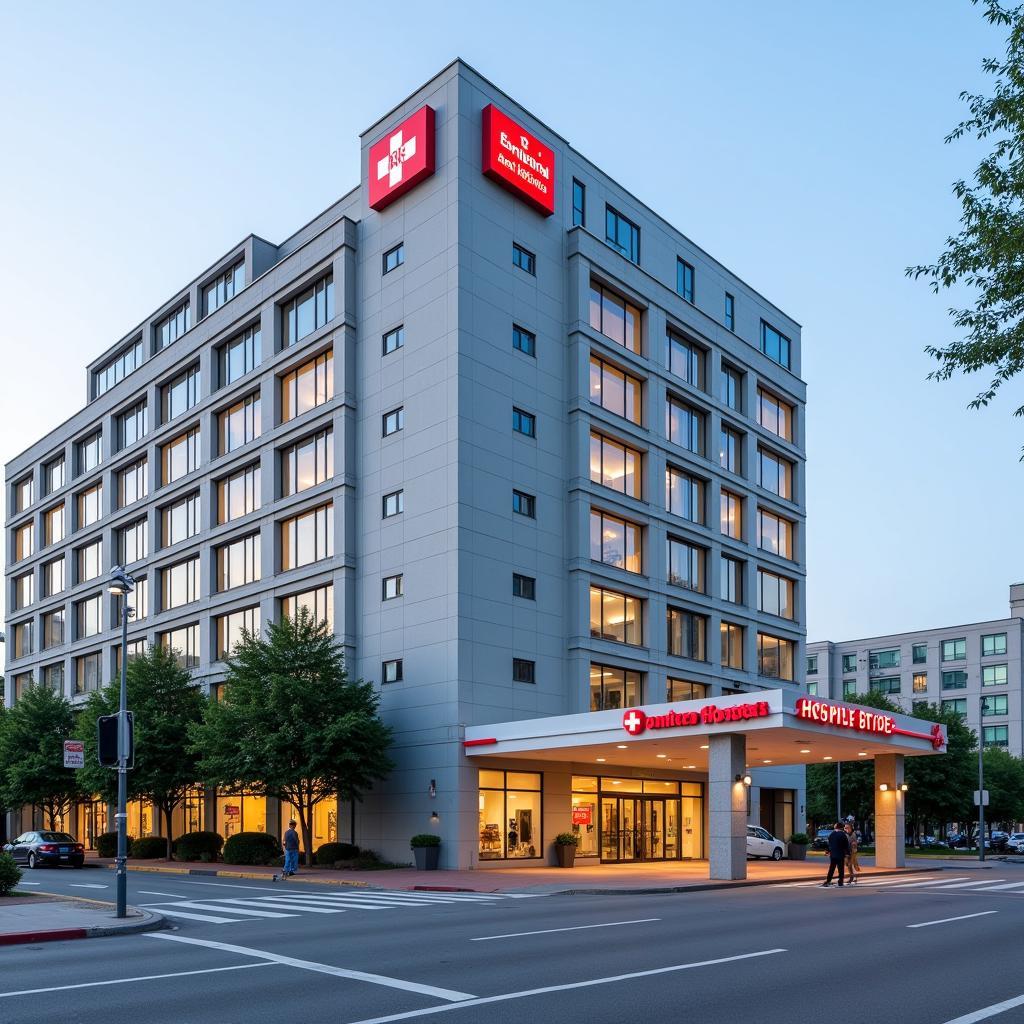 St. Louis City Hospital Exterior Building