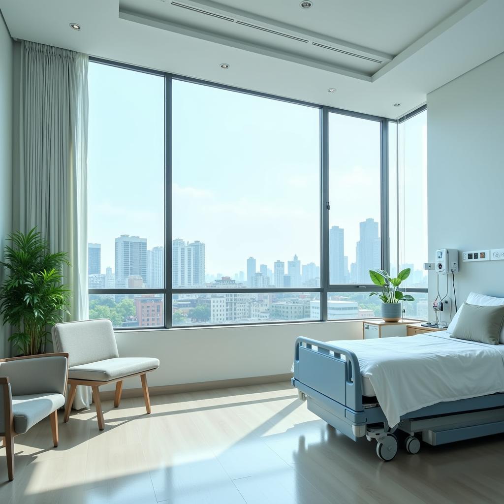 Comfortable Patient Room in a Sukhumvit Hospital