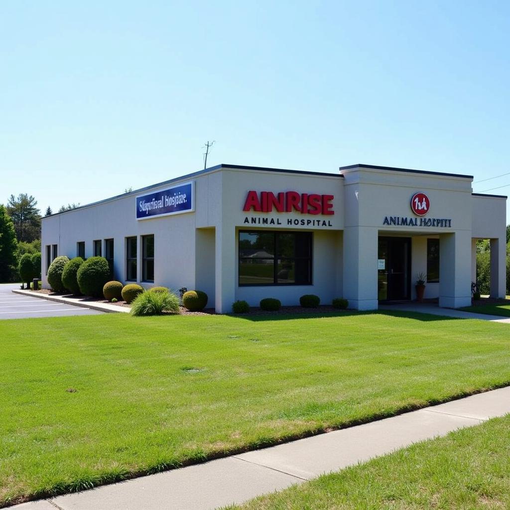 Welcoming exterior of Sunrise Animal Hospital