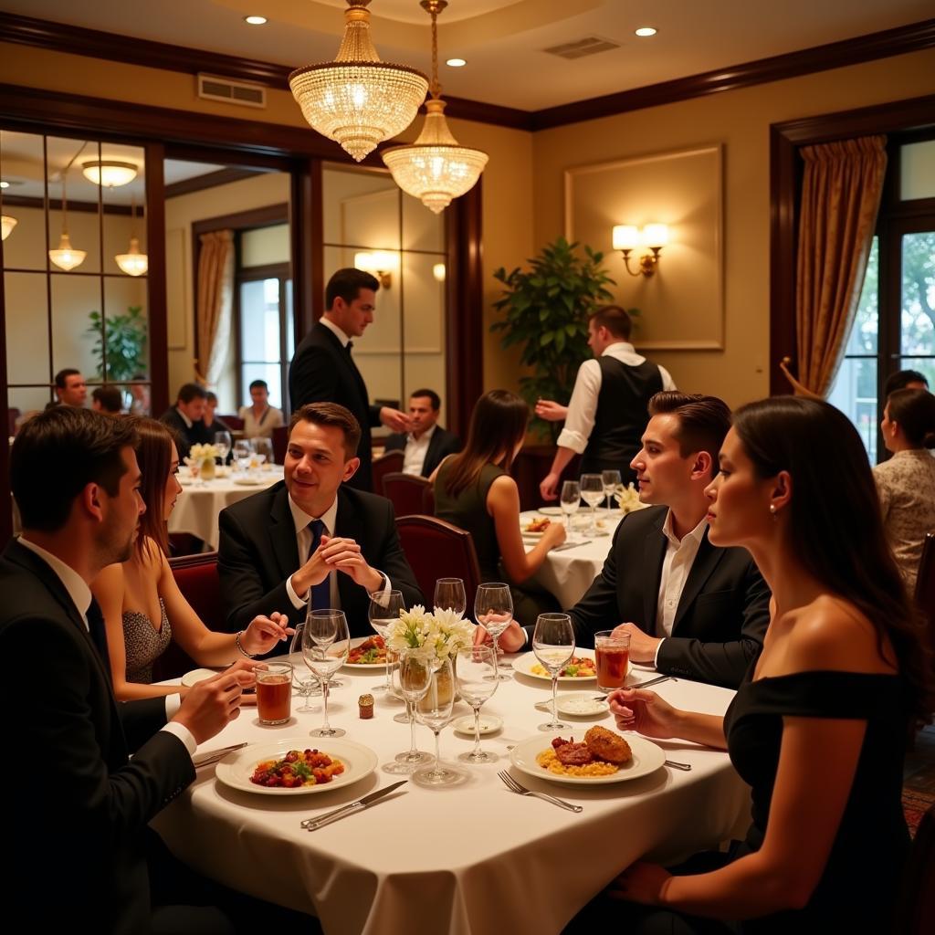 Sunset Hospitality Collection Fine Dining Restaurant Elegant Interior