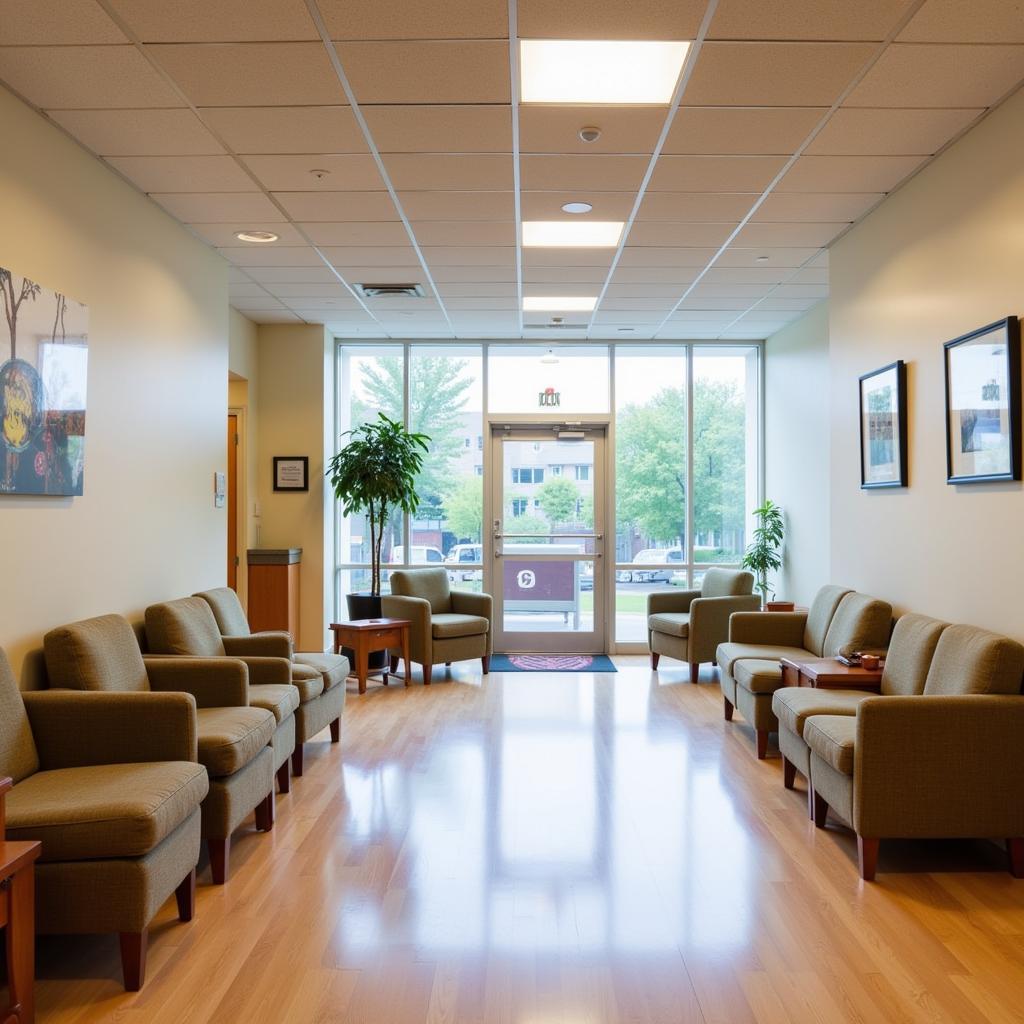 Modern and Comfortable Waiting Area at Swedish Covenant Hospital