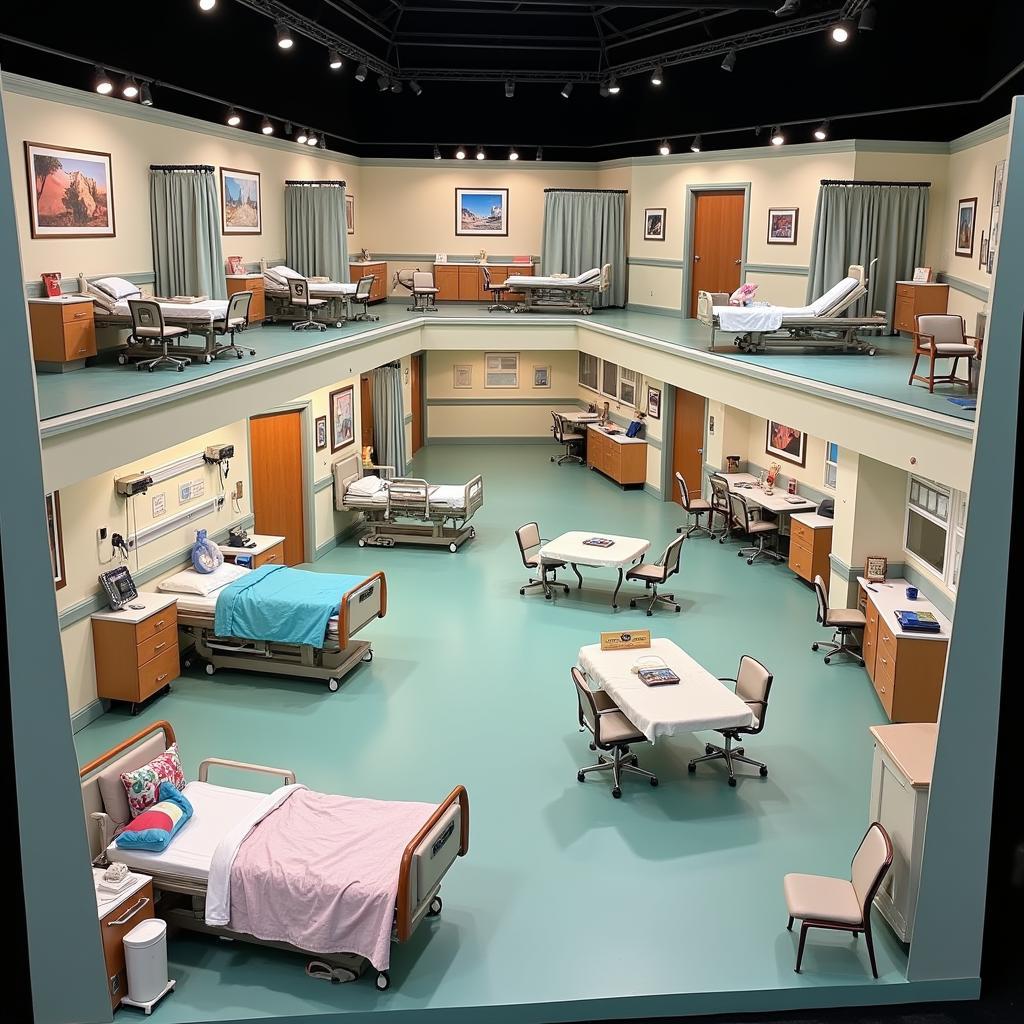 The Resident Chastain Hospital Interior Set Design