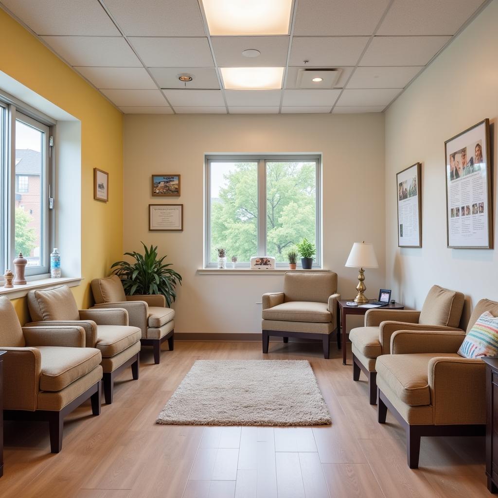 Comfortable Waiting Area at Town East Animal Hospital