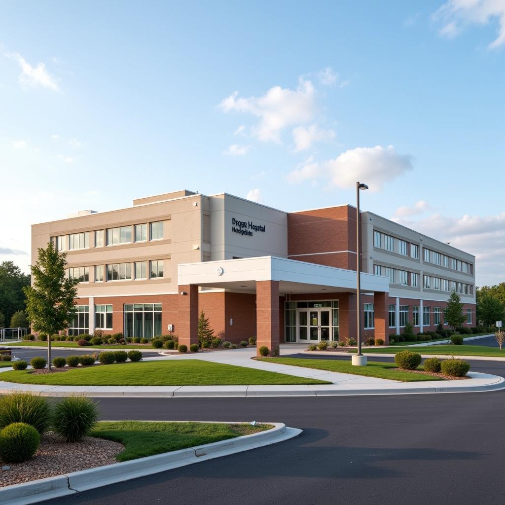 Modern and Welcoming Twin Cities Hospital Exterior