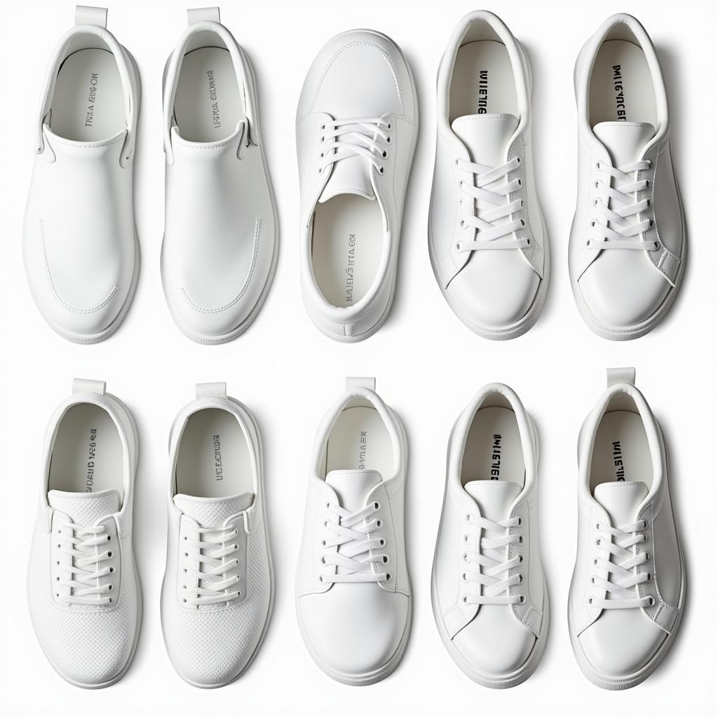 Variety of Hospital White Shoes