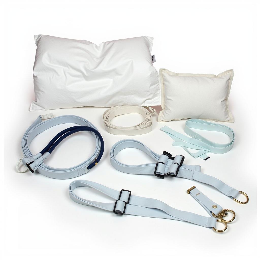 Different types of hospital lifting slings for varying patient needs