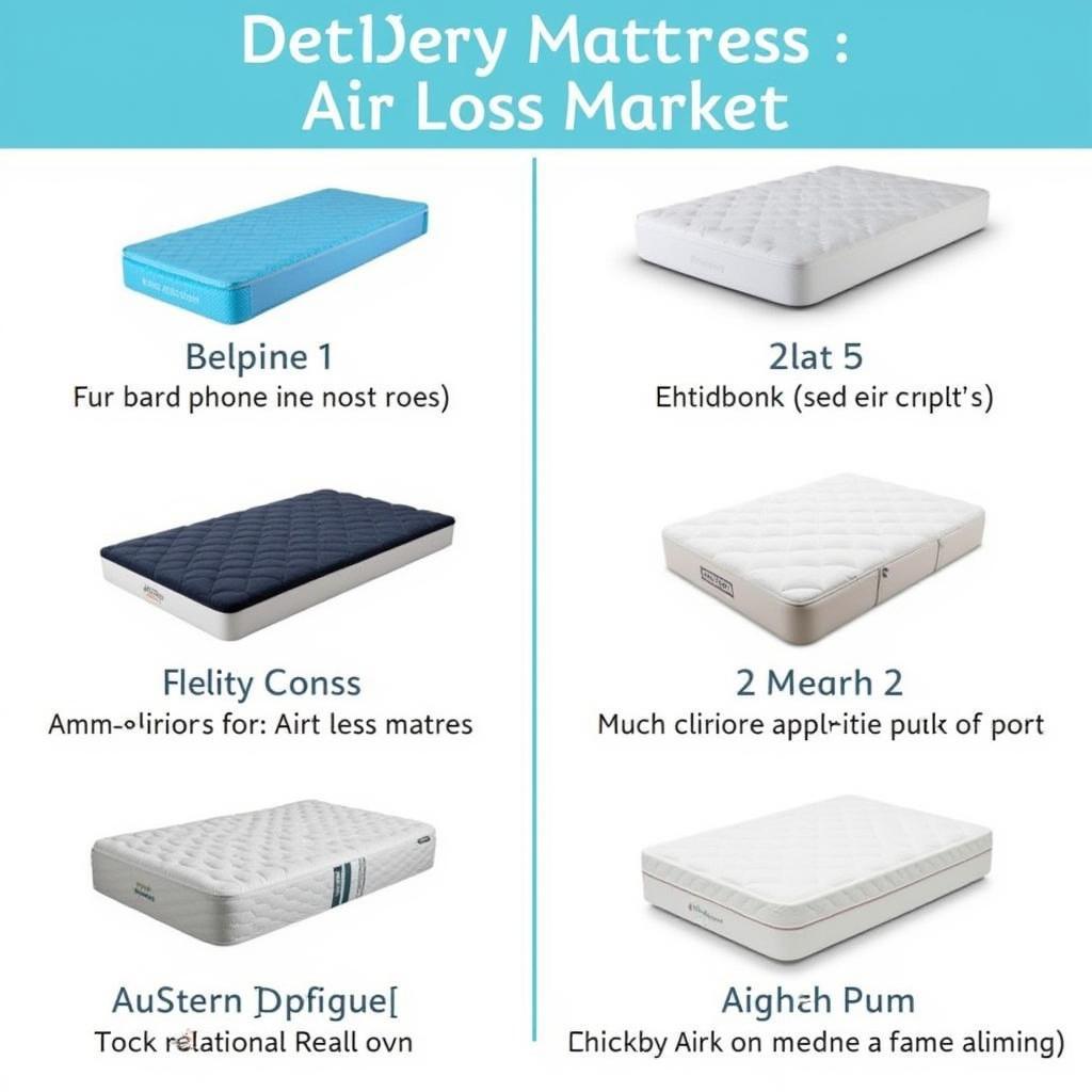 Different Air Loss Mattresses