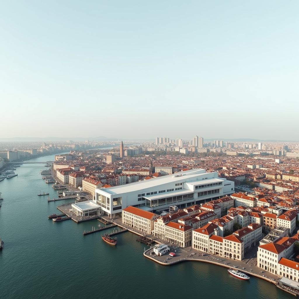 Venice Cityscape and Hospital Concept