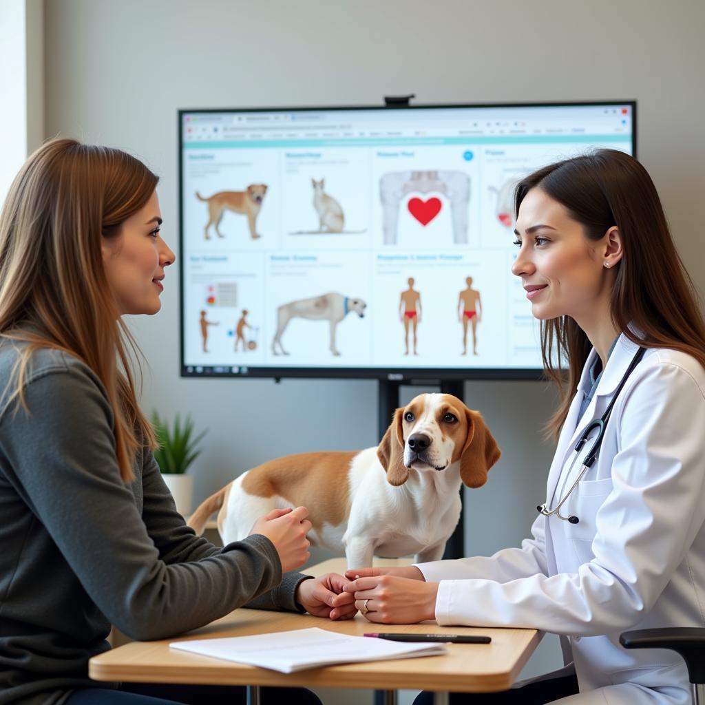 Veterinarian Explaining Treatment Options