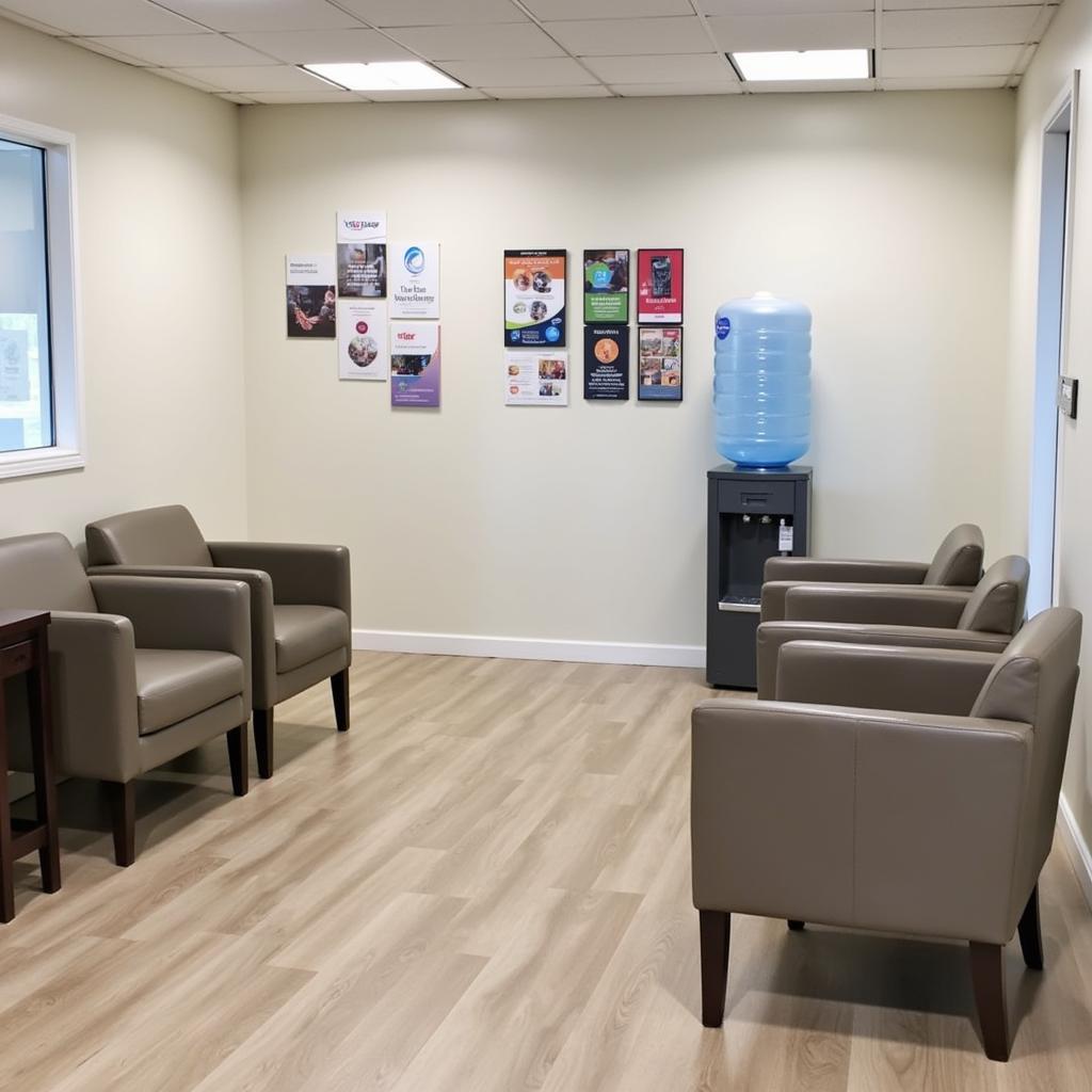 Comfortable waiting area at Wachusett Animal Hospital