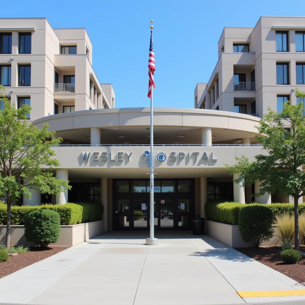 Wesley Hospital Wichita KS Exterior