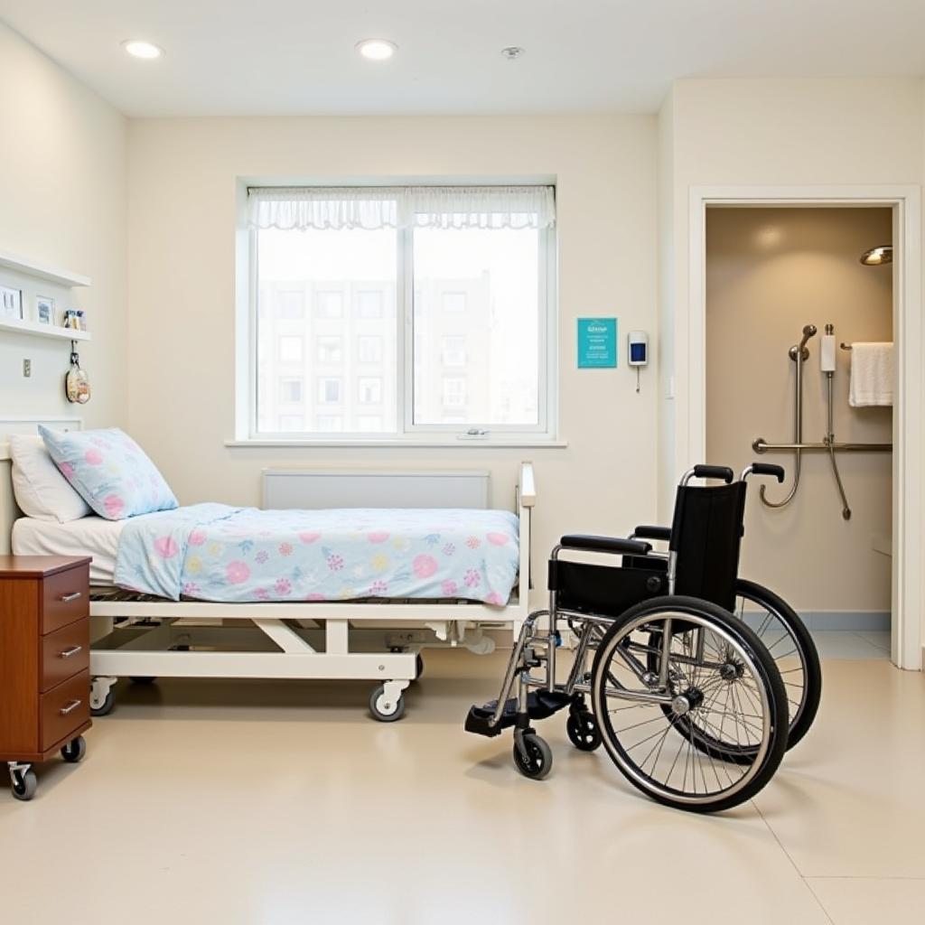 Wheelchair Accessible Hospital Room