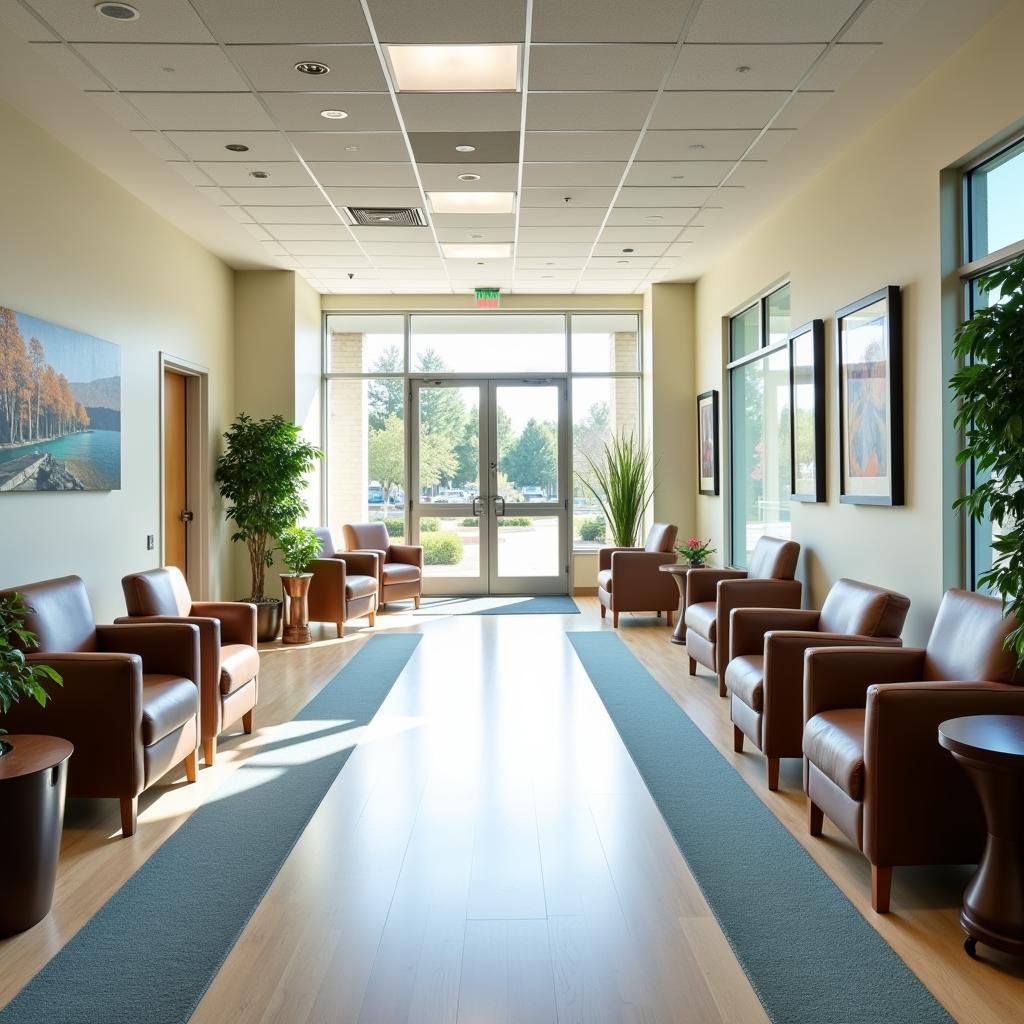 Welcoming and Comfortable Waiting Area in a Wilmington Hospital