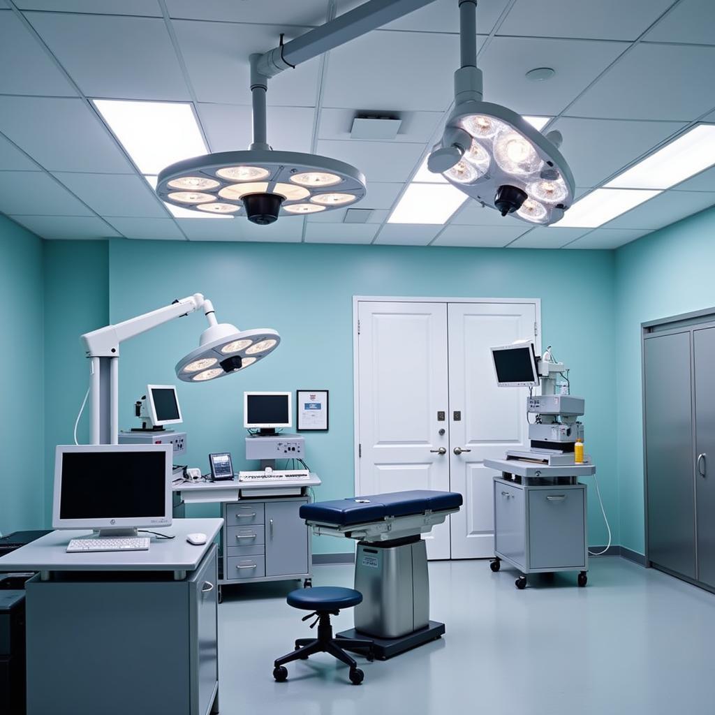 State-of-the-art surgical suite at Alvarado Pet Hospital