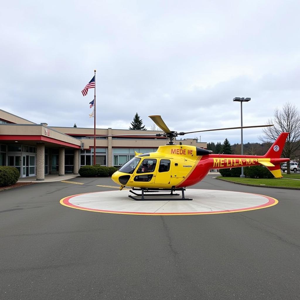 Anacortes Medical Transport Helicopter