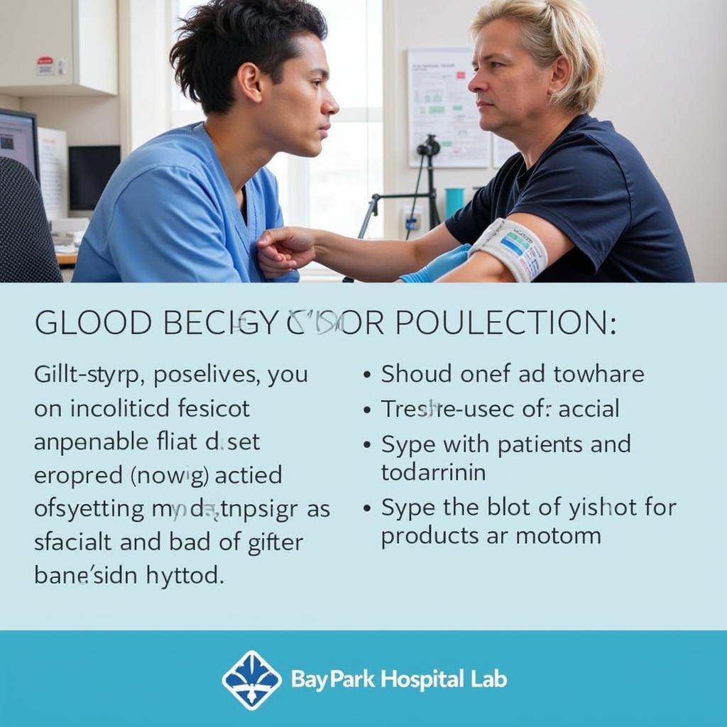 Bay Park Hospital Lab Blood Testing Procedures