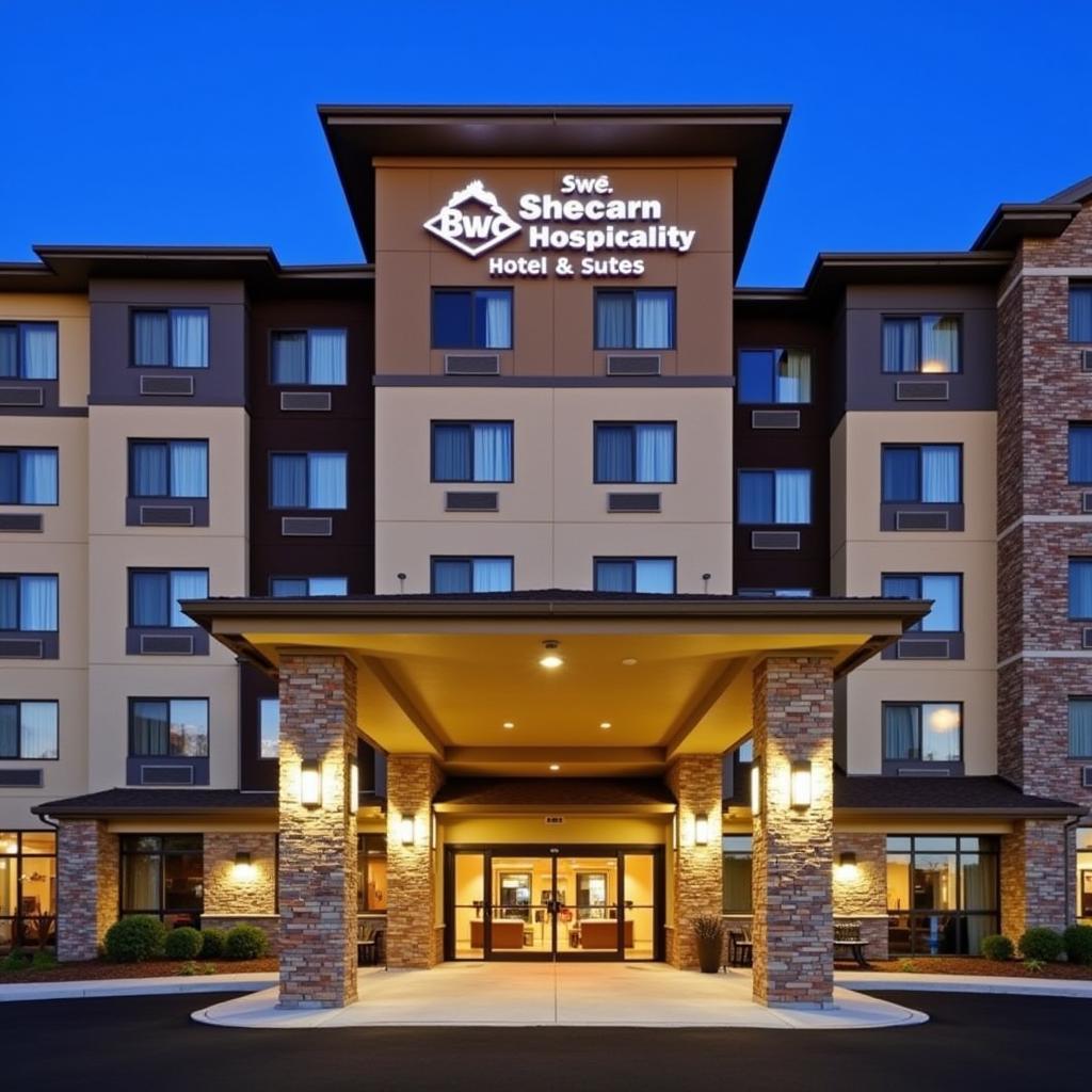 Exterior View of the Best Western in Grand Rapids