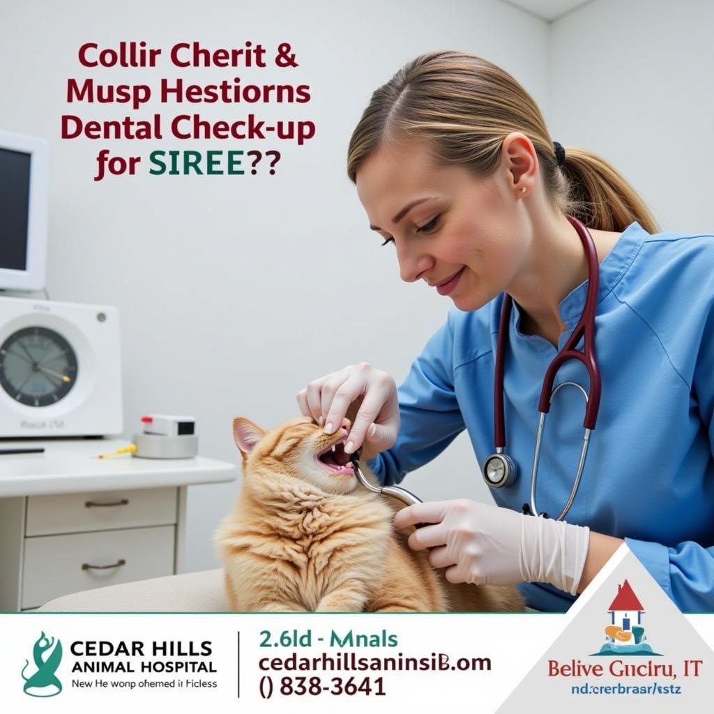 Pet dental care at Cedar Hills Animal Hospital