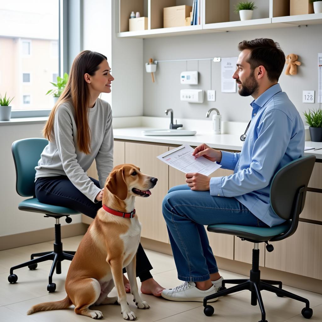 Client Interaction at Alderson Veterinary Hospital