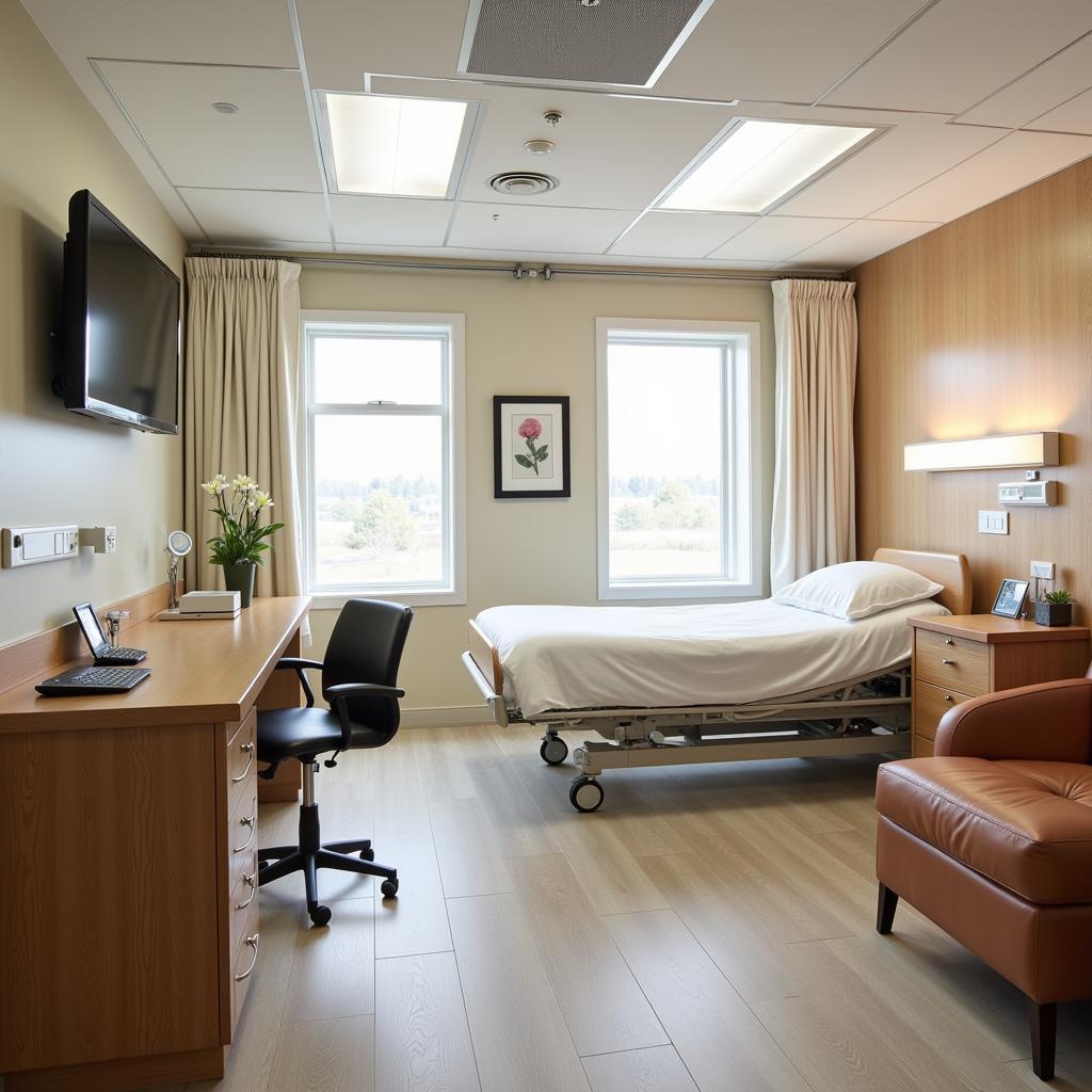 Comfortable Patient Room at Columbia Asia Hospital Bengaluru