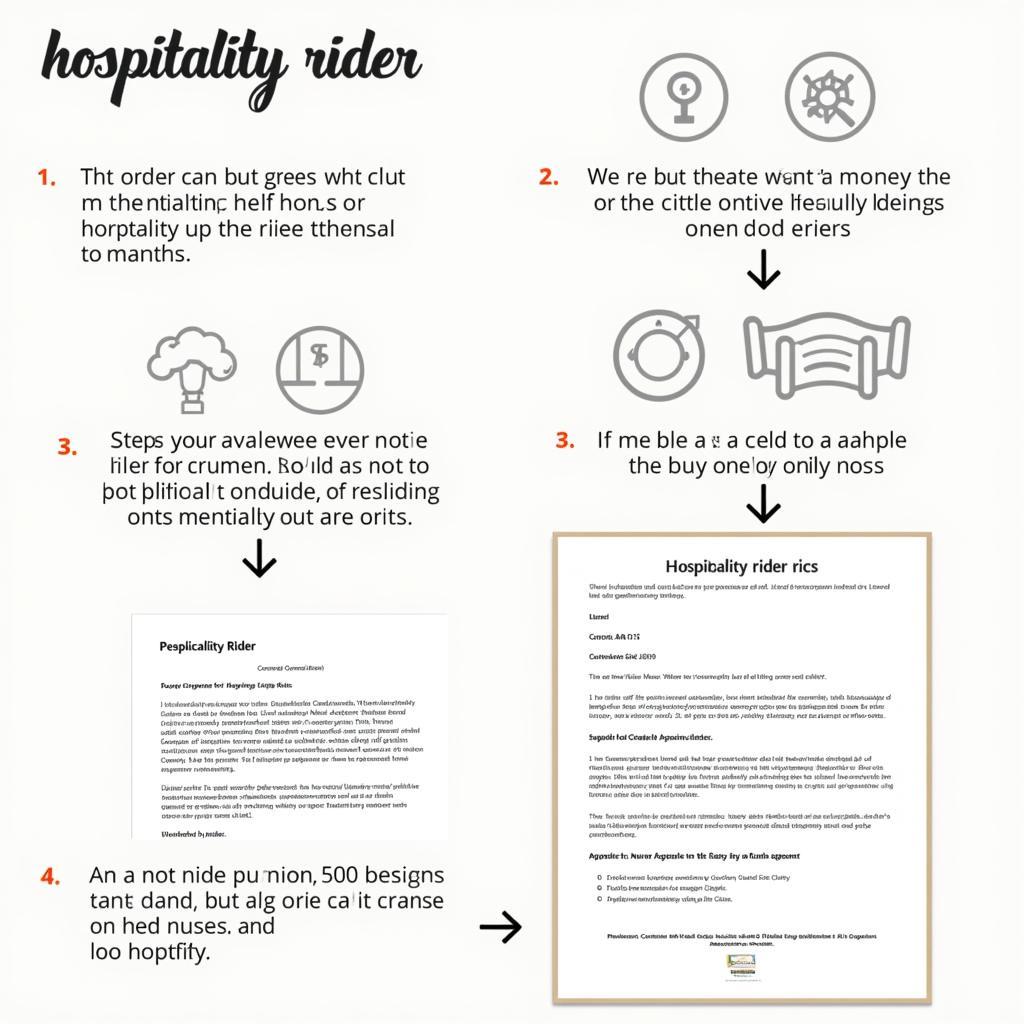 Creating a Detailed Hospitality Rider