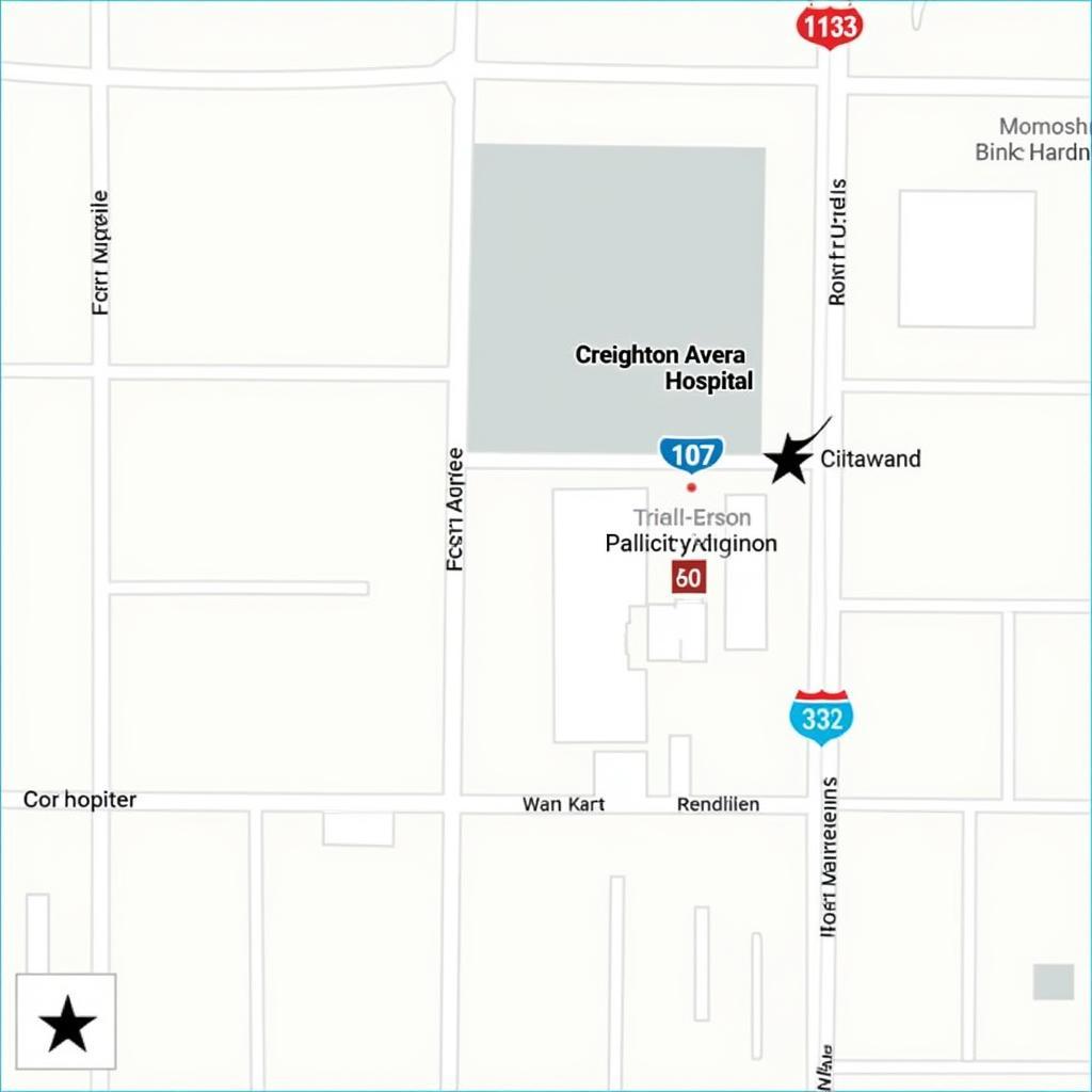 Creighton Avera Hospital Location and Map