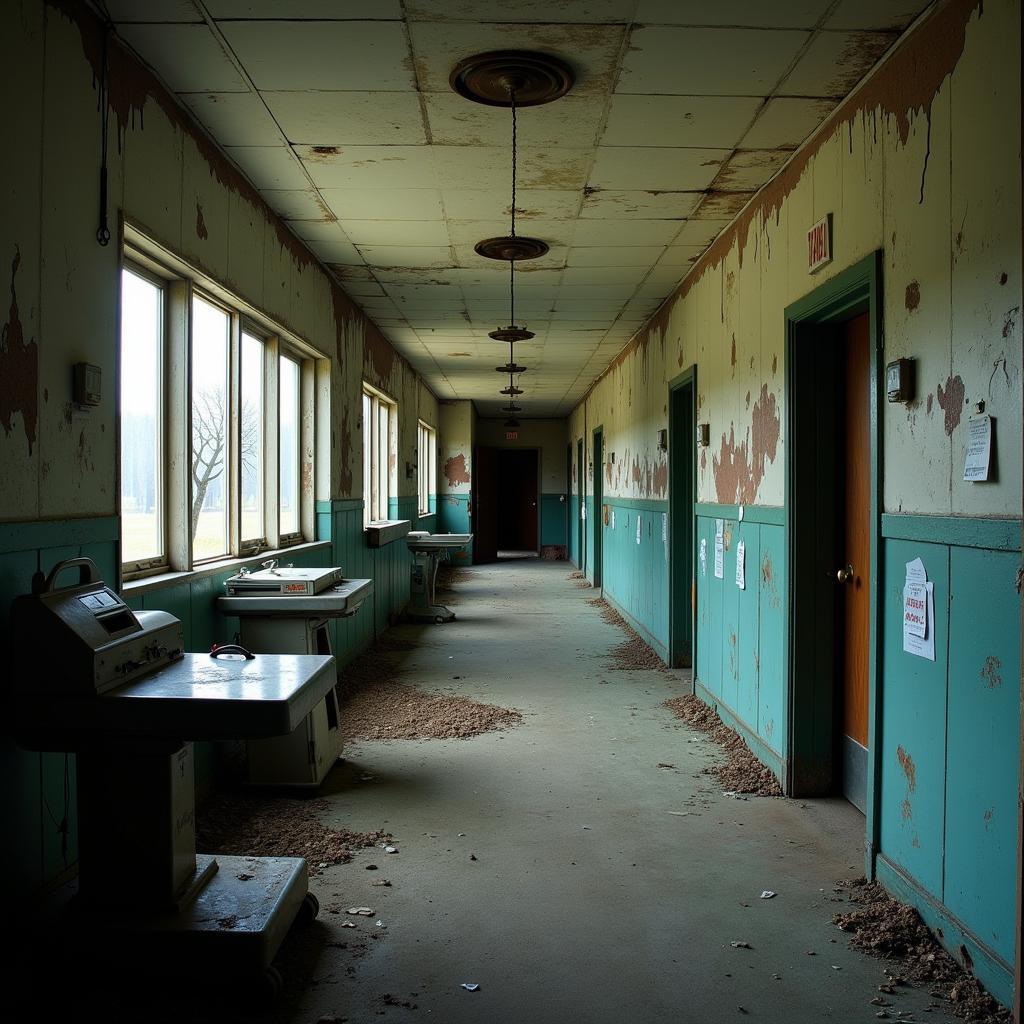 Interior of a Historic Hospital in Dickinson, North Dakota