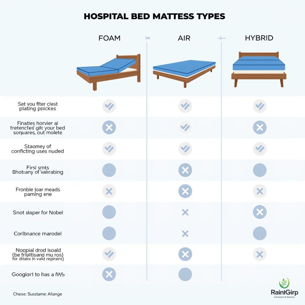 Different Types of Hospital Bed Mattresses