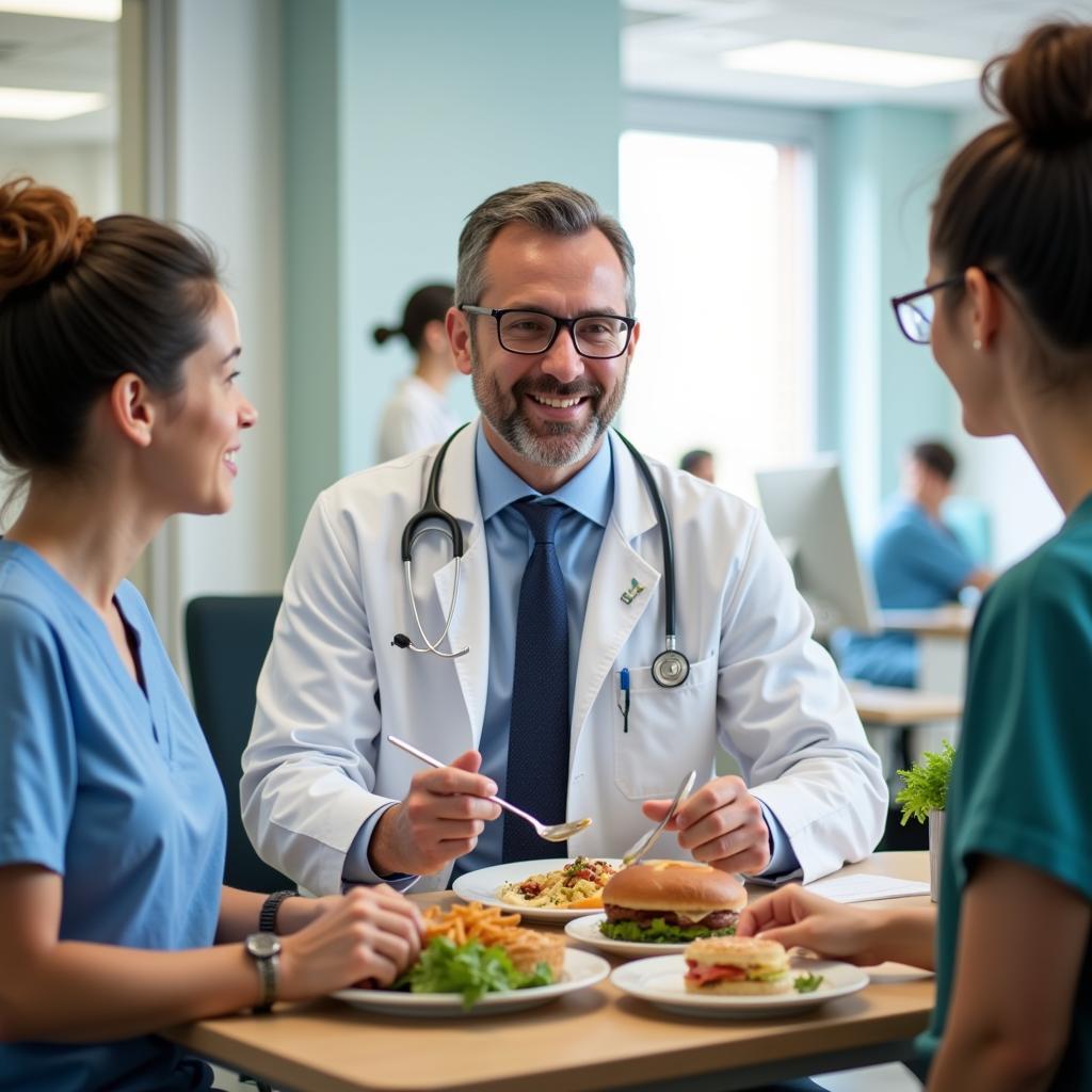 Doctor Reviewing Patient Diet with a Focus on Healthy Choices