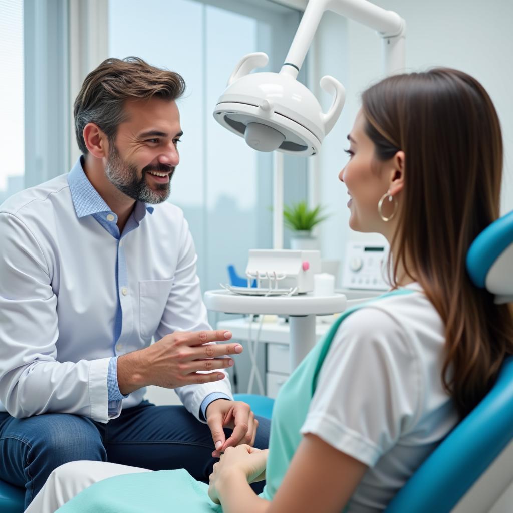 Patient and Dentist Consultation in Dubai