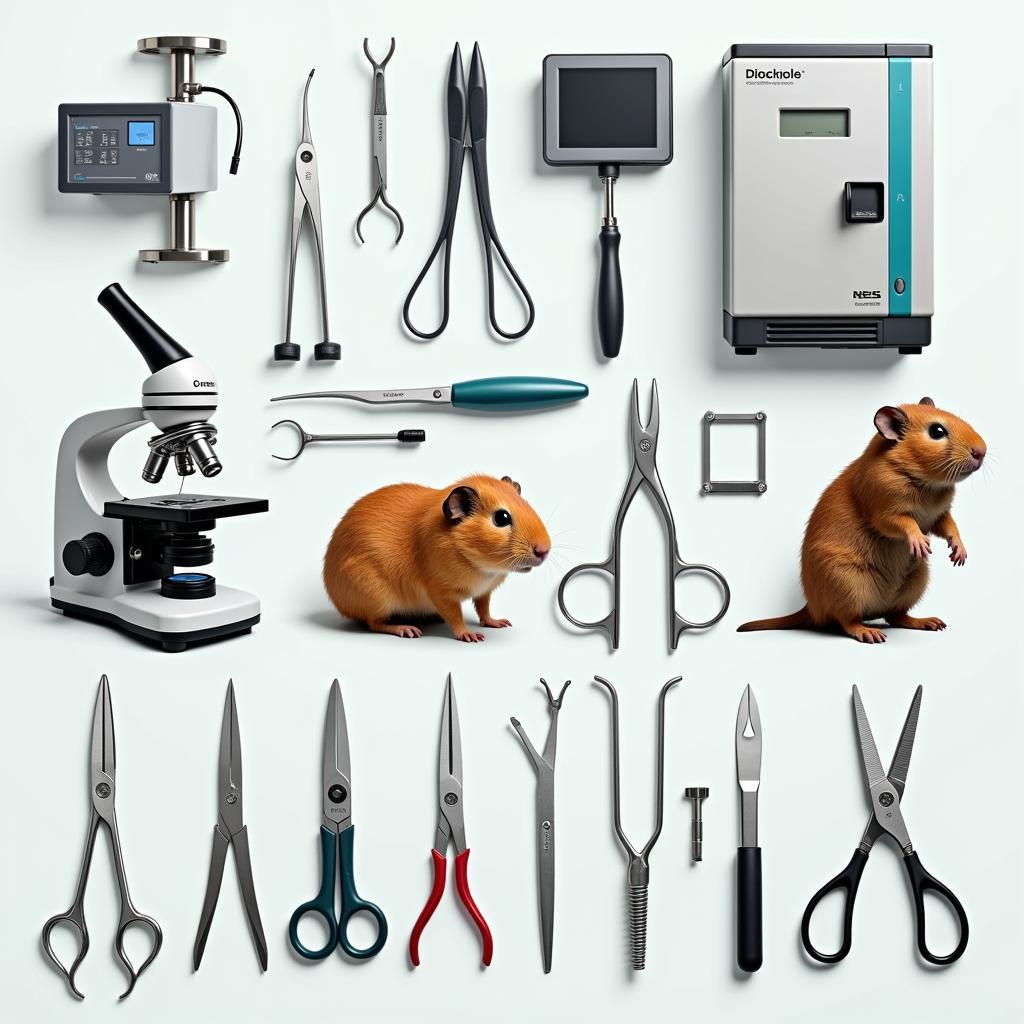 Specialized equipment in an exotic animal hospital