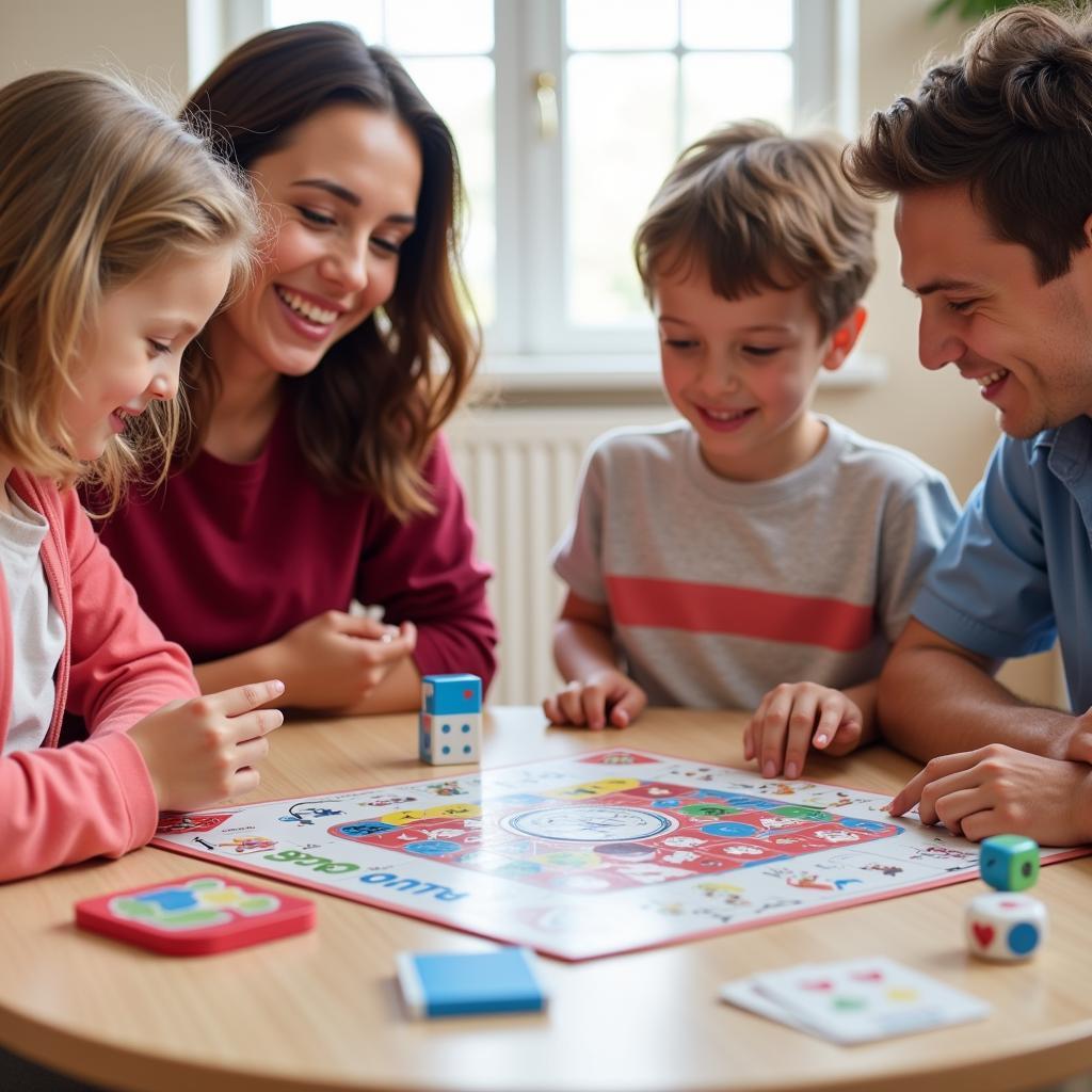 Family Playing the Healthy Heart Hospital Game