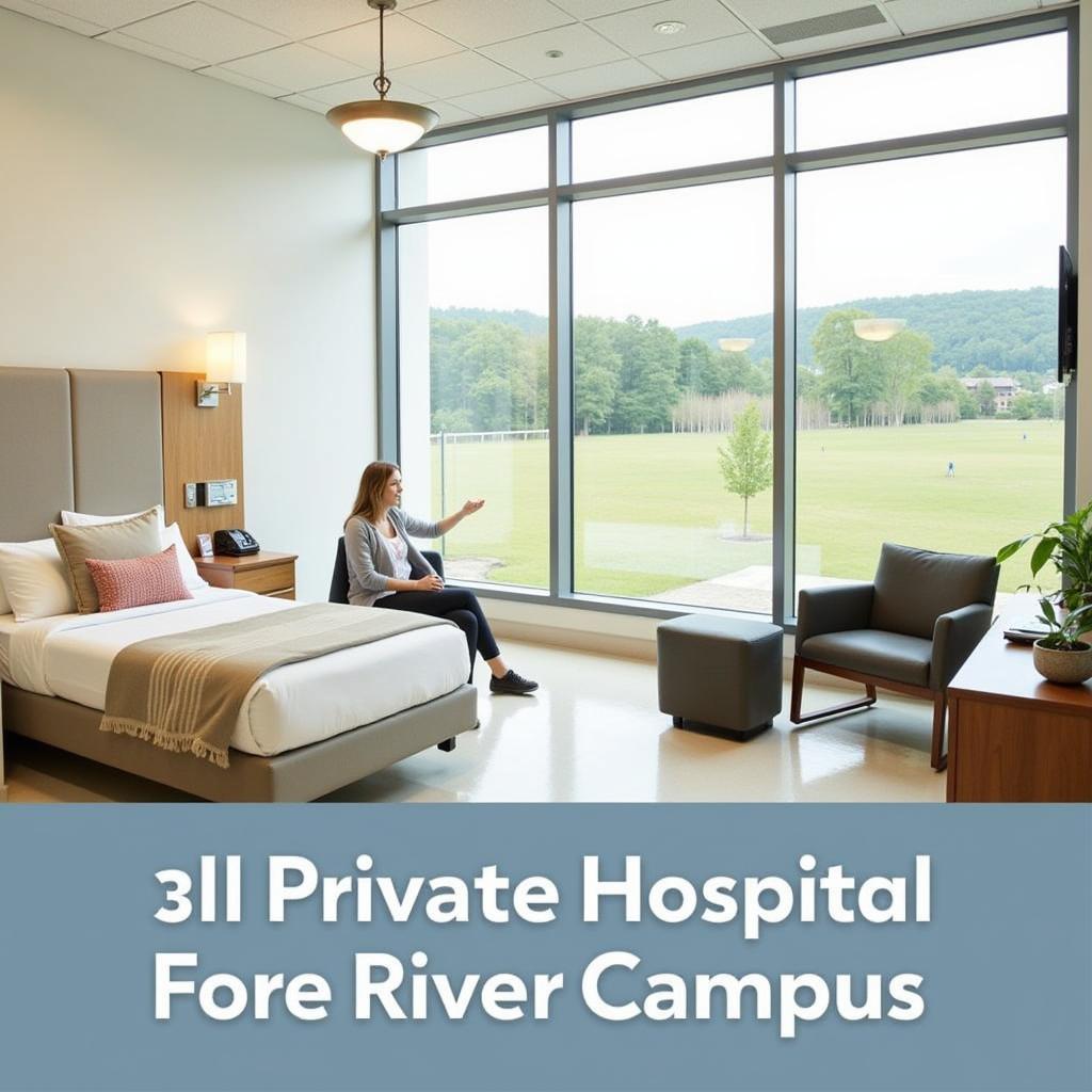 Comfortable and Modern Patient Room at Mercy Hospital Fore River Campus