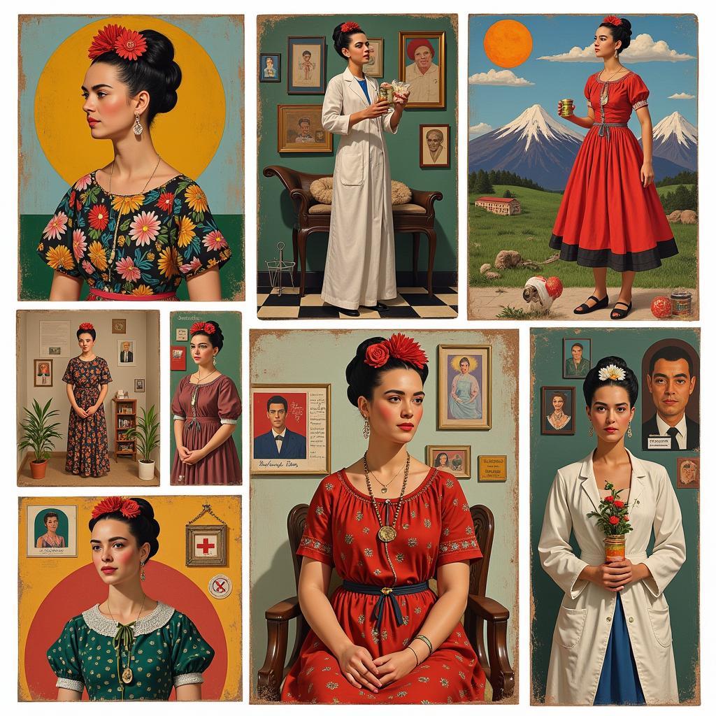 Frida Kahlo Art Exploring Hospital Themes