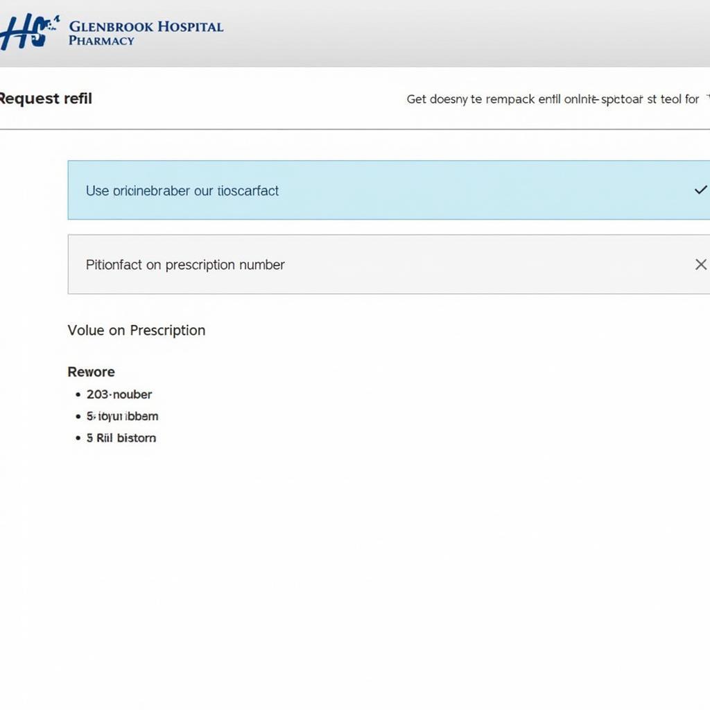 Glenbrook Hospital Pharmacy Online Refills