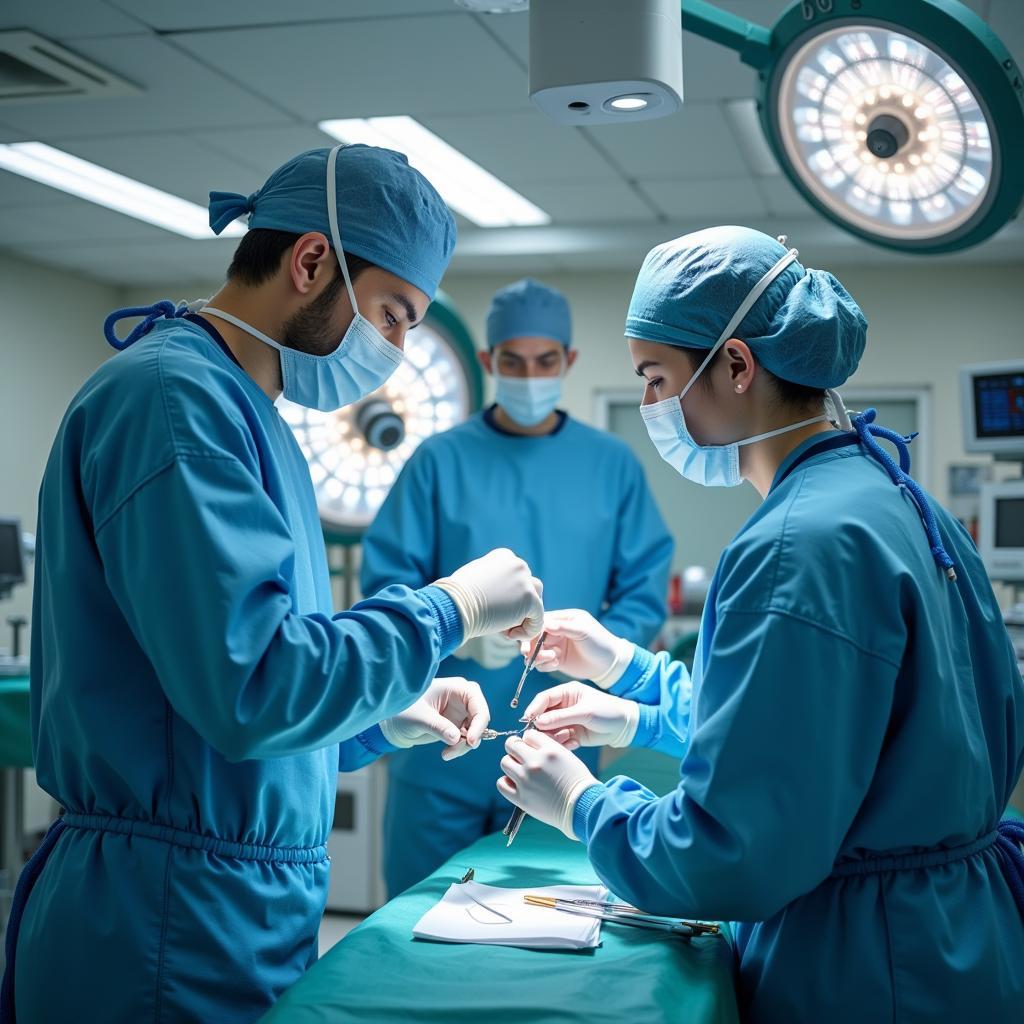 Modern operating room at Hayswood Hospital