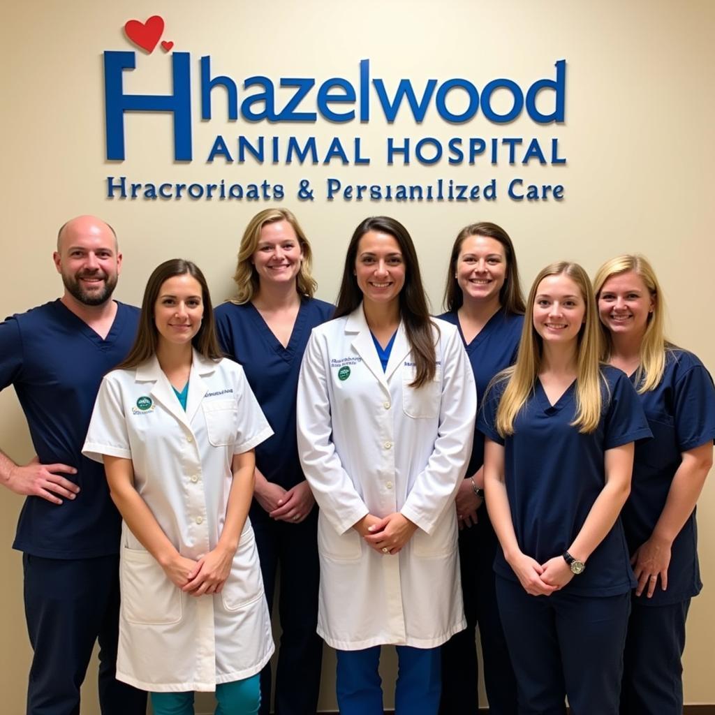 Friendly and professional veterinary team at Hazelwood Animal Hospital