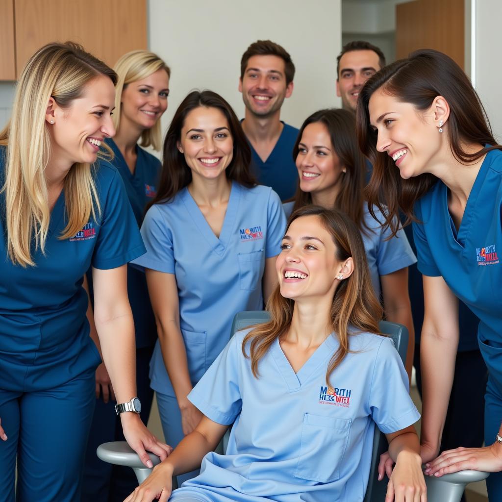 Healthcare Professionals in Mercy Hospital T-shirts