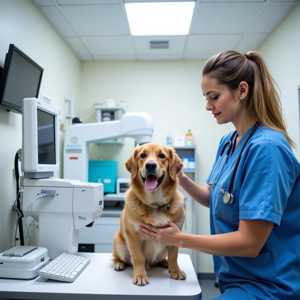 Modern Exam Room at Hergenrether Animal Hospital